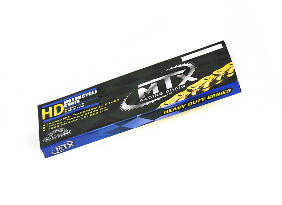 Chain Heavy Duty Gold 520-118 Links (34.0KN)