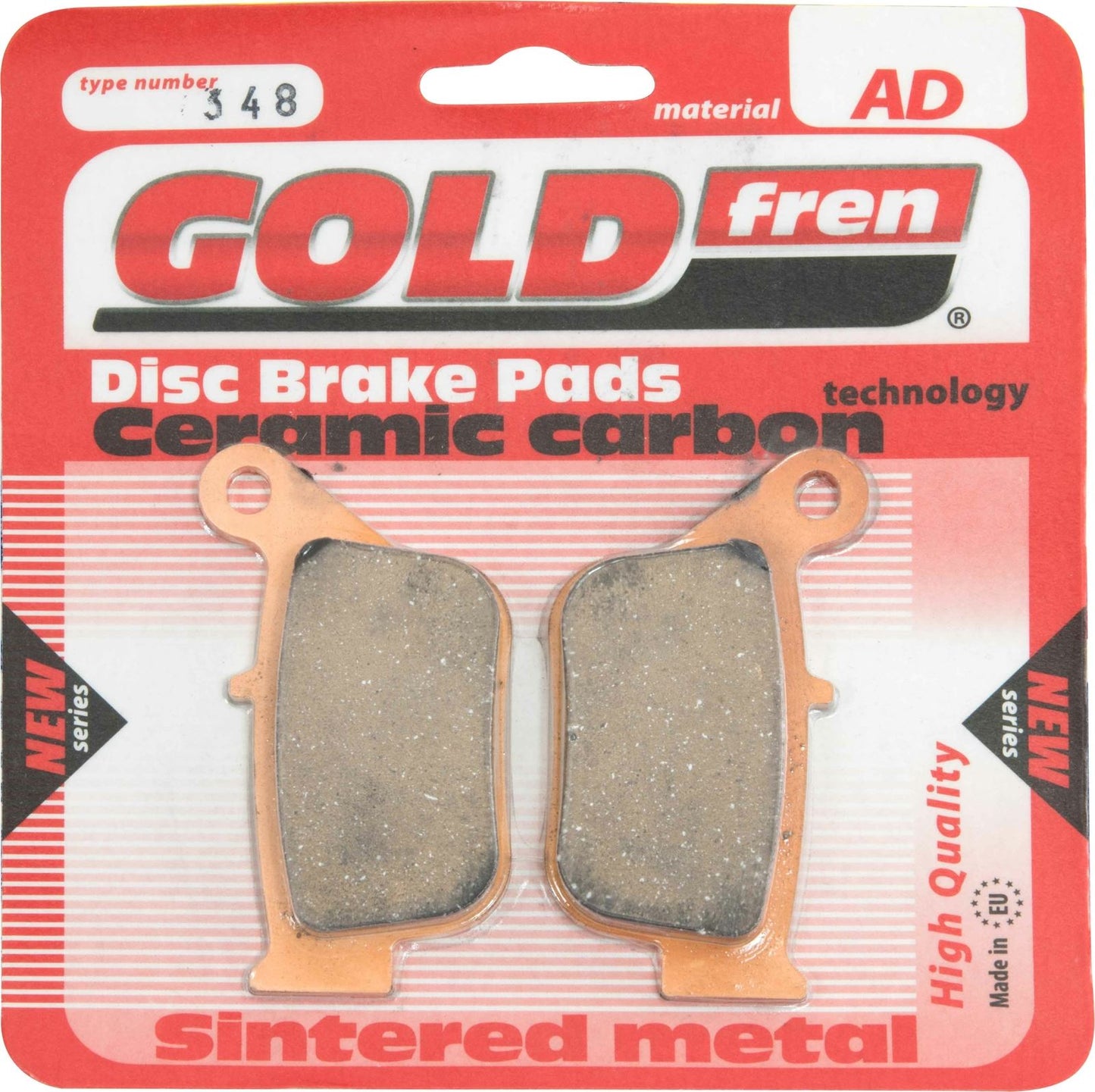 Goldfren Brake Pads AD348, FA678 as fitted to YP250 X-Max(abs)