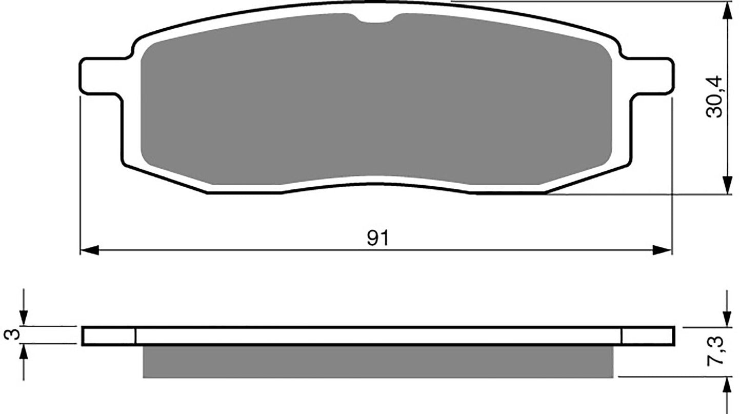 Goldfren Brake Pads AD043, VD241, FA105, FDB411, SBS580