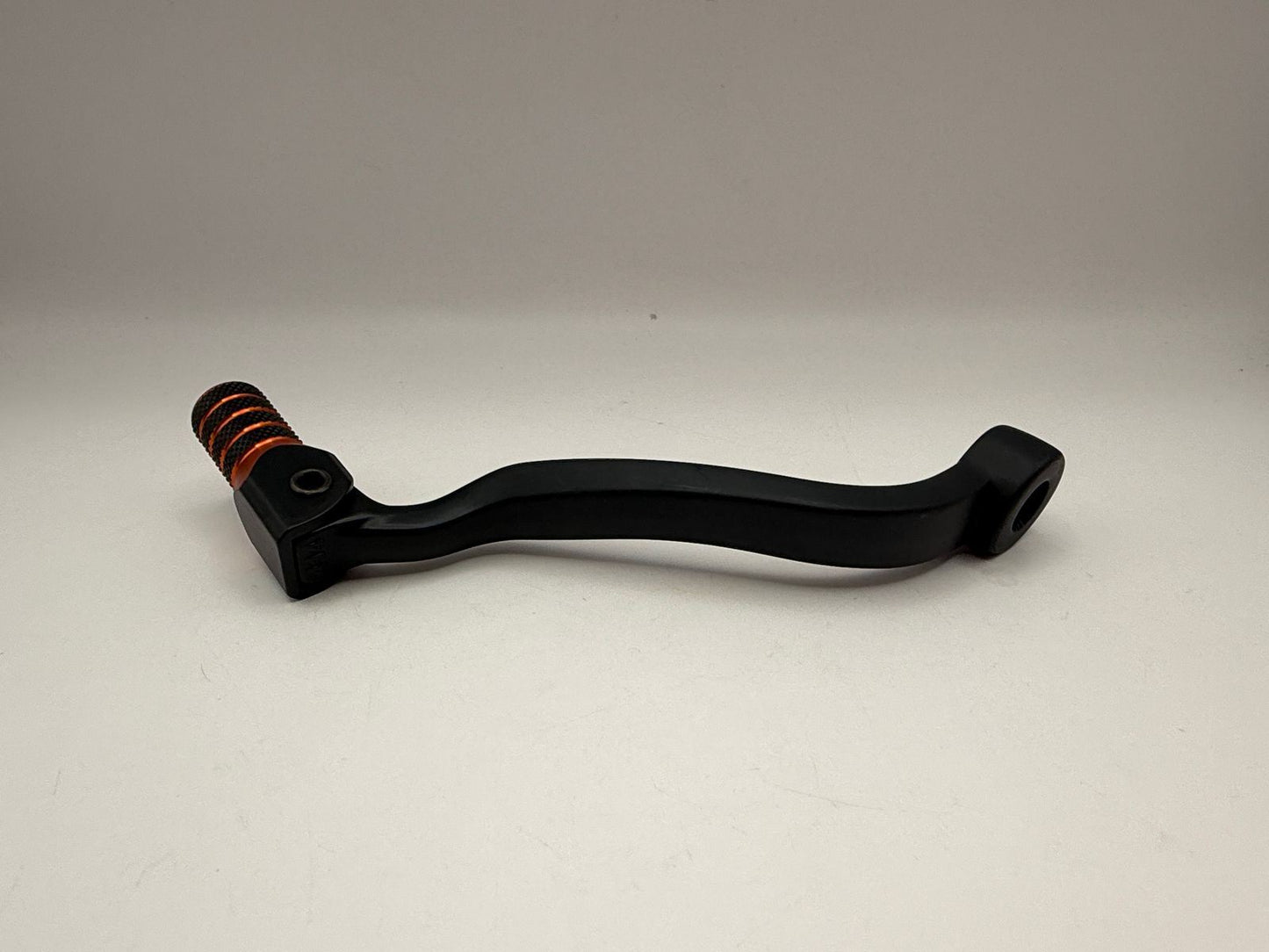 Gear Lever Alloy Black with Orange Tip KTM 250 EXC-F 17-20, 350 SXC-F 17-20, 250 SX-F 16-20, 350 SX-F 16-20, Husqvarna FC250 16-20, FC350 16-20, FE250 17-20, FE350 17-20