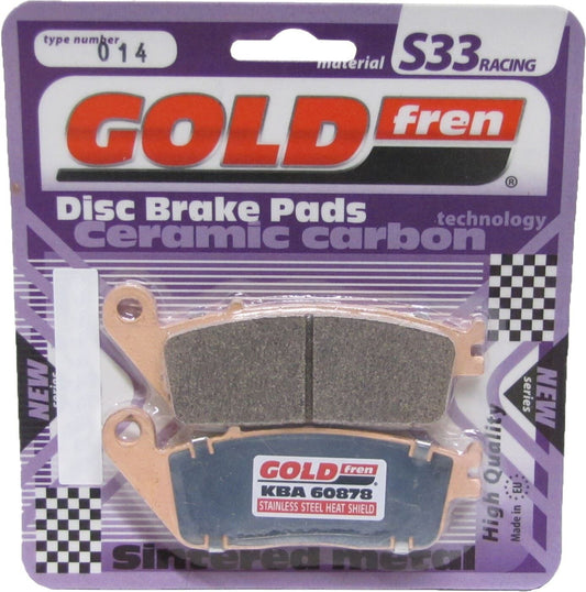Goldfren Brake Pads S33-014, VD156/2, FA142/2, FA196, FDB664, SBS700