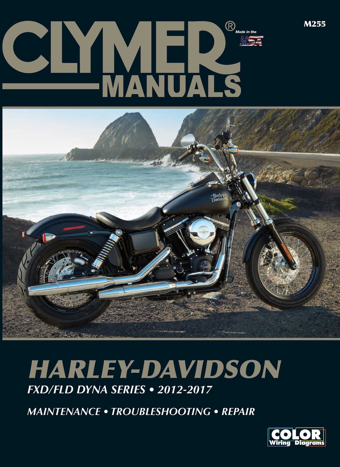 Clymer Manual For Harley Davidson-Davidson FXD/FLD DYNA Series 2012-2017 M255