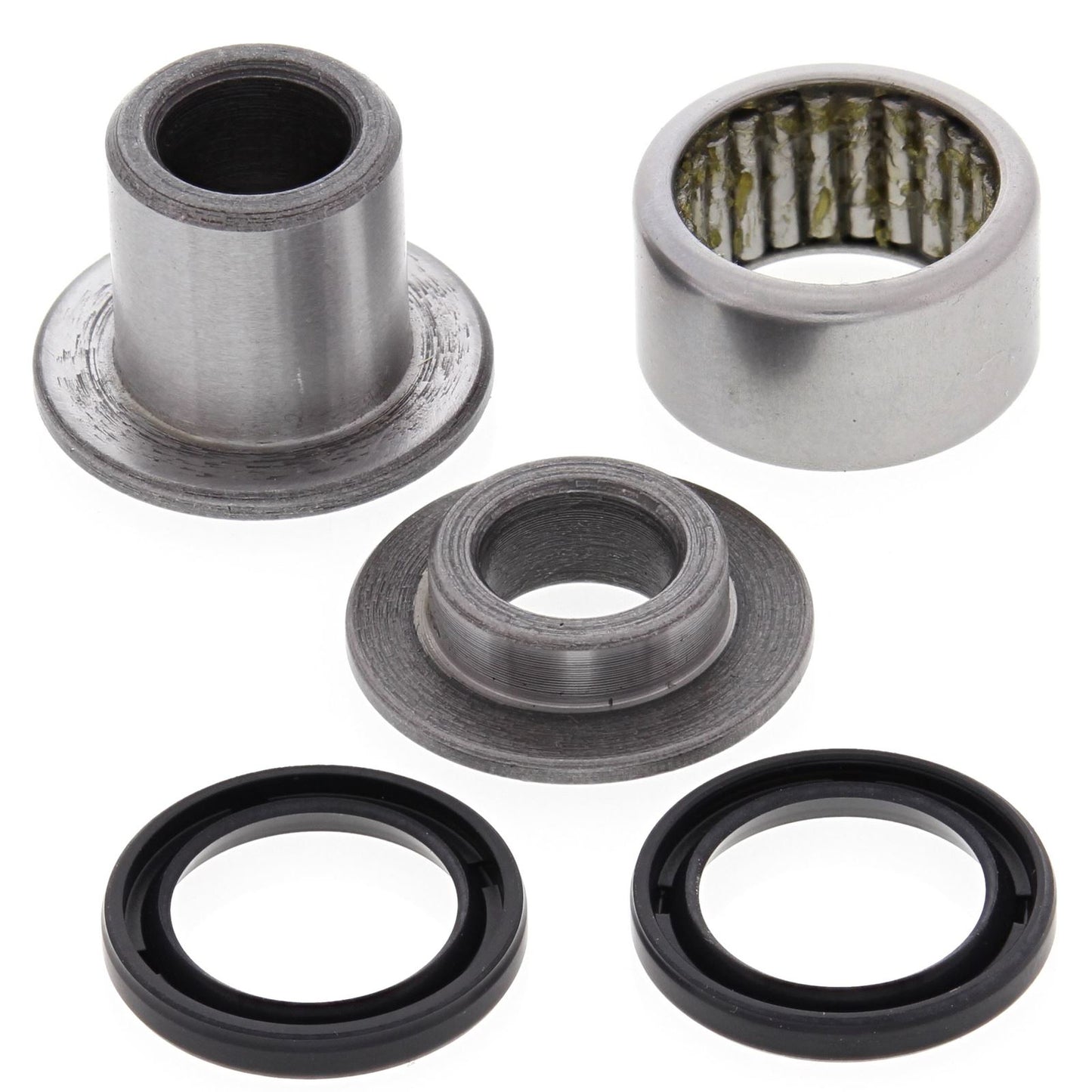 Upper Rear Shock Bearing Kit Honda CR80R 96-97, CR80R 98-99, CR80R 00-02, CR80RB 96-97, CR80RB 98-99, CR80RB 00-02, CR85R 03-07, CR85RB 03-07, CRF150R 07-22, CRF150RB 07-22, XR650R 00-07