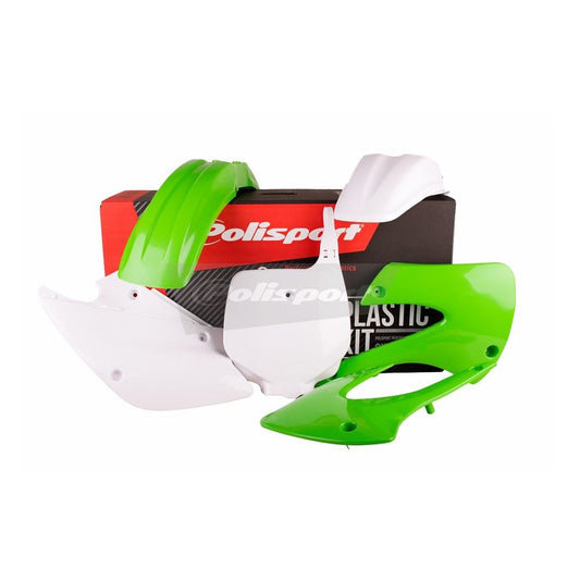 POLISPORT PLASTIC KIT KAWASAKI KX85 01-13, KX100 01-13, OEM 2013