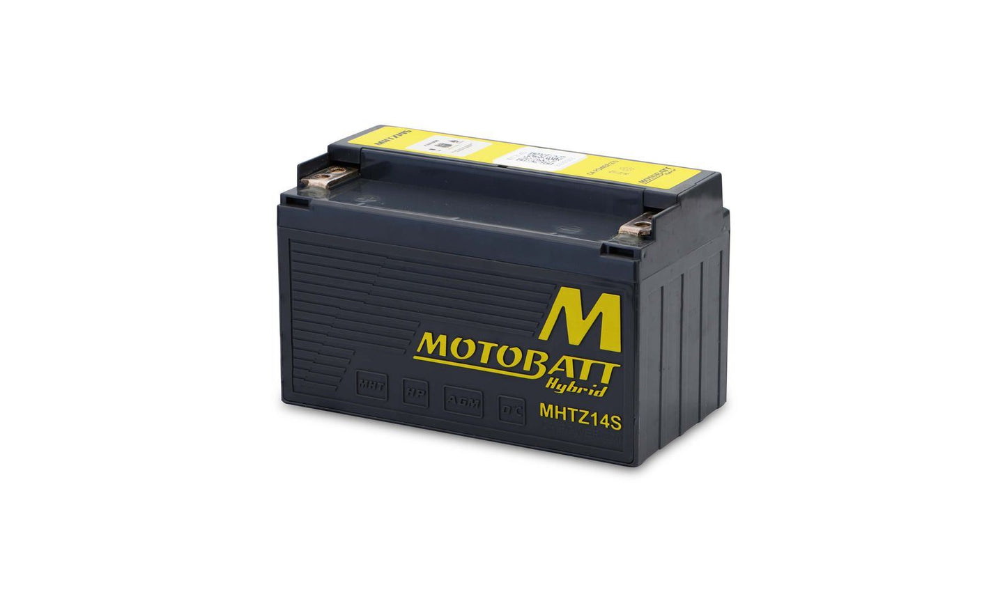 Motobatt Hybrid Battery MHTZ14S Lithium, Lead Acid Hybrid 12v CA:270A L:149 x H:95 x W:84