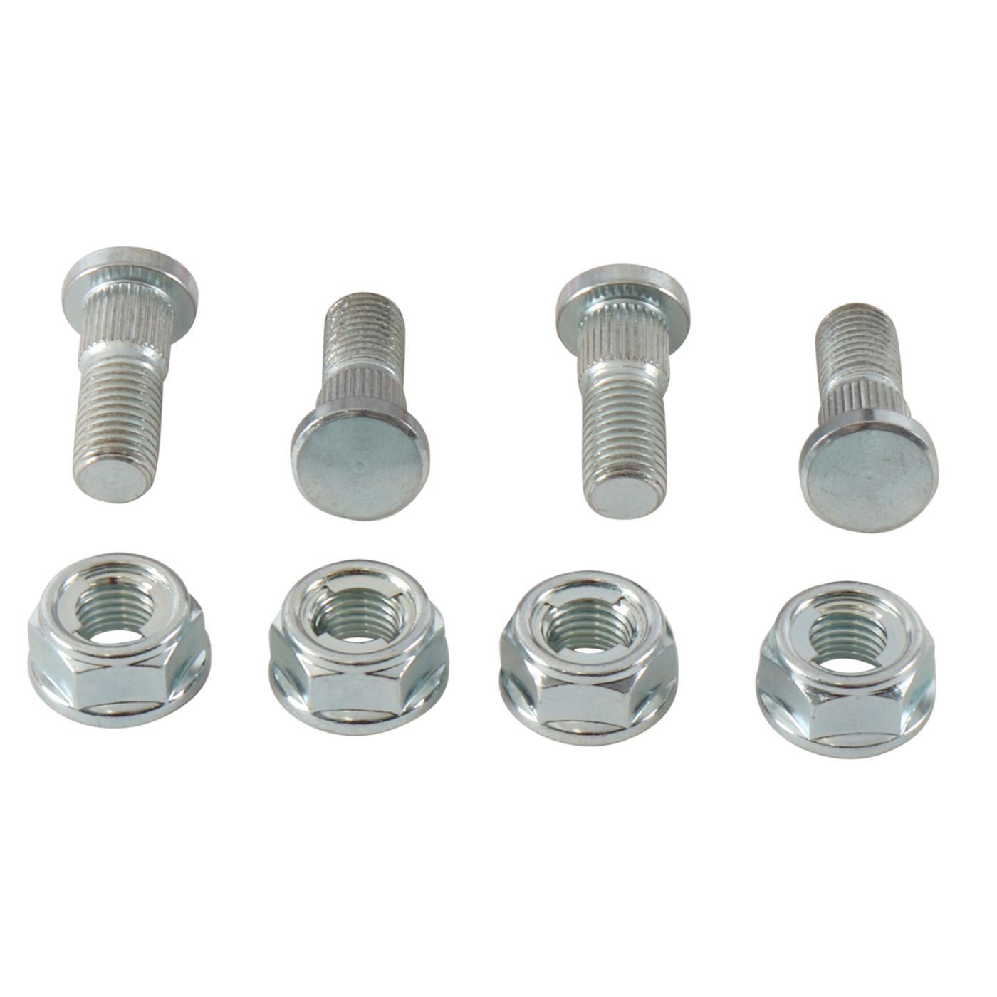 Wheel Stud and Nut Kit Front Kawasaki KLF220 Bayou 88-02, KLF250 Bayou 03-11, KLF300B Bayou 88-05, KLF300C Bayou 4x4 89-05, KLF400 Bayou 93-99, KVF300A Prairie 4x4 99-02, KVF300B Prairie 2x4 99-02, KVF400A Prairie 4x4 97-98, KVF400B Prairie 1998,