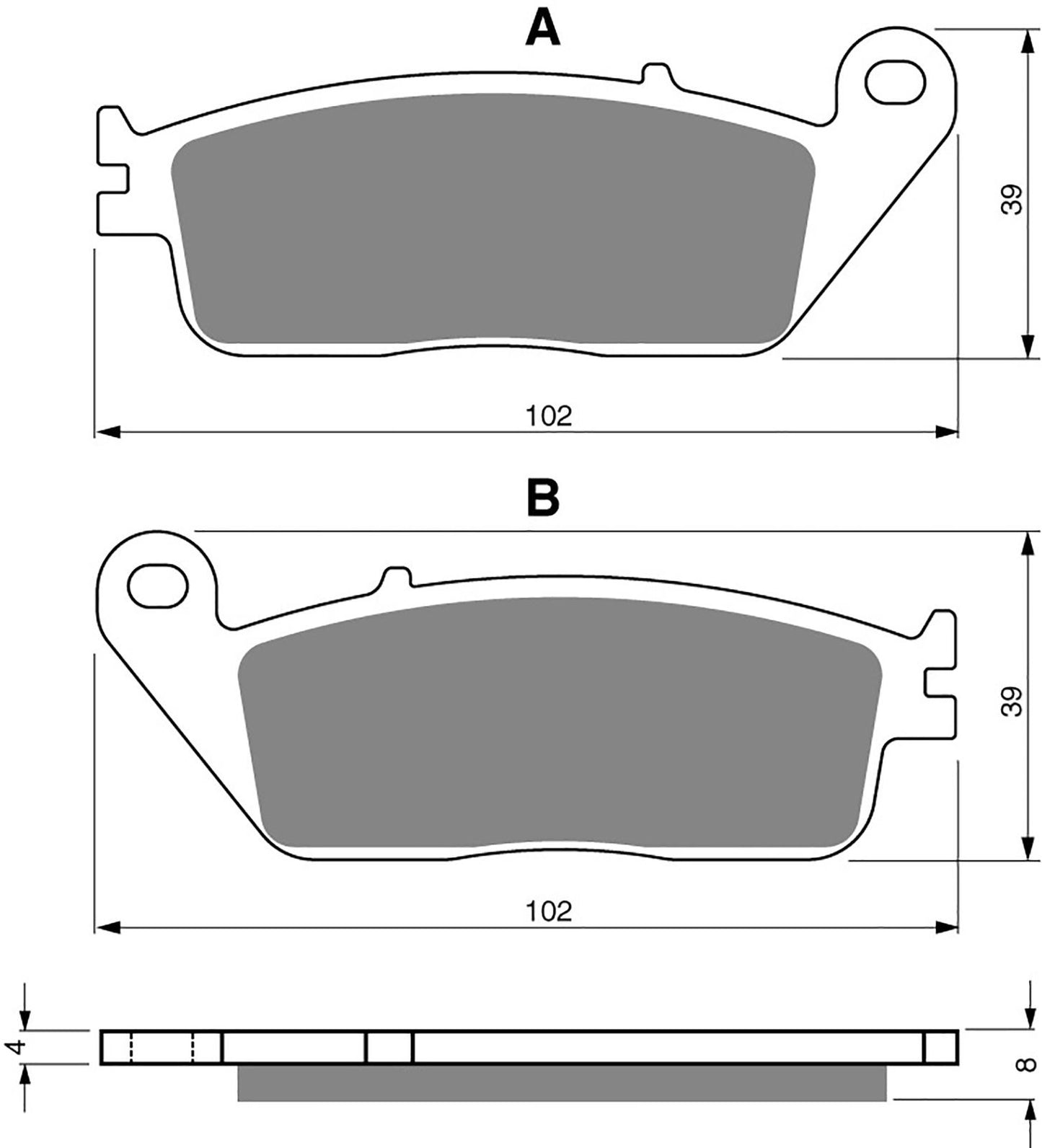 Goldfren Brake Pads AD022, VD156, FA142, FA226, FDB521, SBS627