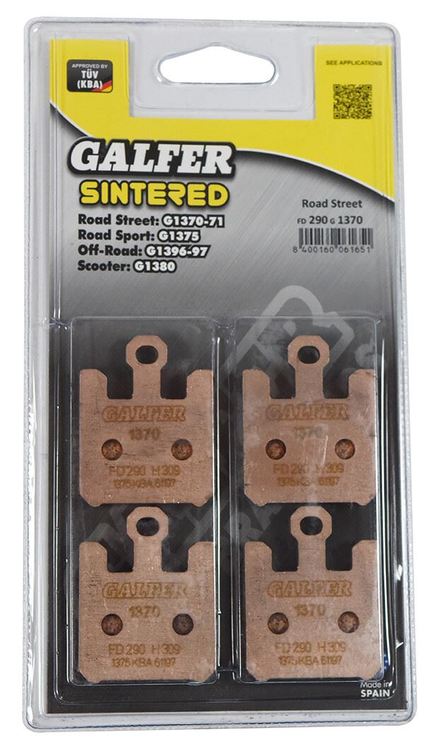 Galfer Brake Pad FD290,AD200,FA369,VD354,SBS788,FDB2164,DP942