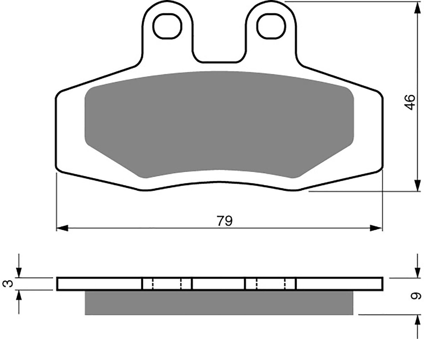 Goldfren Brake Pads AD026, VD936, FA132, FDB651, SBS621