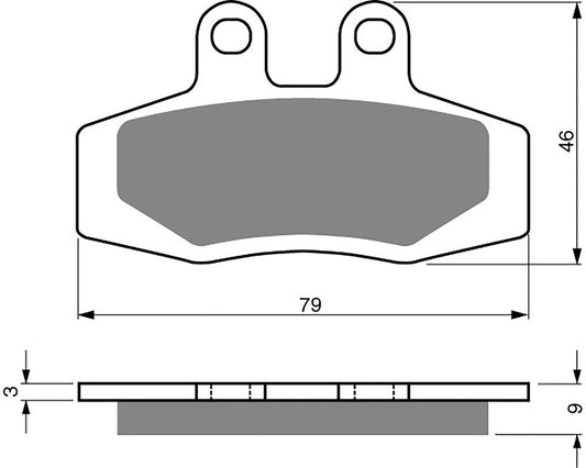 Goldfren Brake Pads AD026, VD936, FA132, FDB651, SBS621