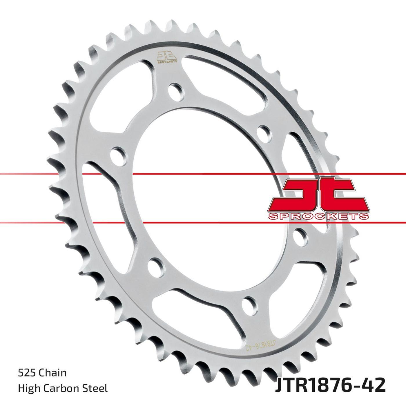 JTR1876.42 REAR SPROCKET 42 TOOTH PITCH 525 SILVER