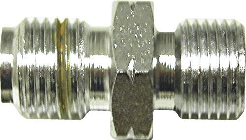 Adaptor 3/8UNF Concave Chrome fits on to 1/8" Hose End