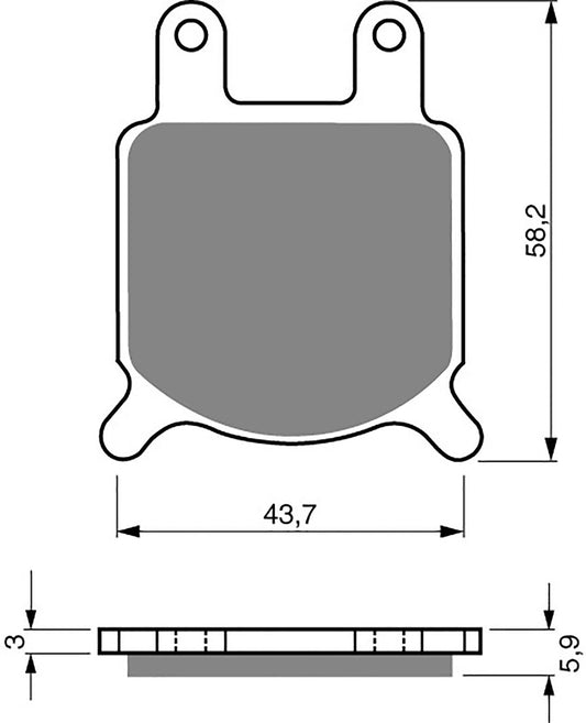 Goldfren Brake Pads AD184, VD925, FA76, SBS560