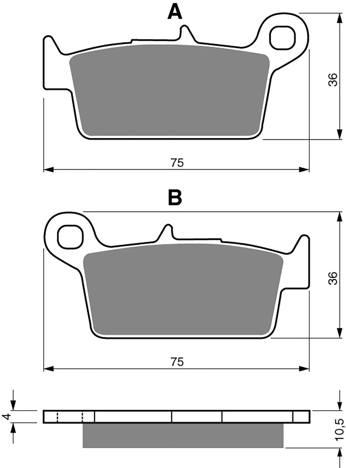 Goldfren Brake Pads AD003, VD144, FA131, FDB539, SBS604