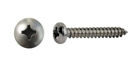 Screws Pan Head Self Taper Stainless Steel 3mm x 20mm(Pitch (Per 20)