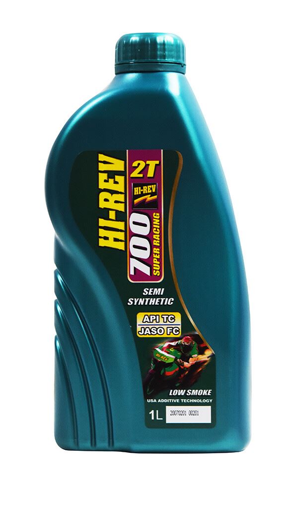 Hi-Rev 700 2T semi synthetic low smoke two stroke oil (1 Lt)
