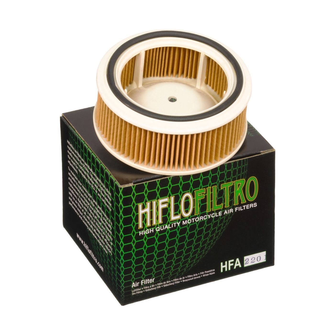 HFA2201 HiFlo Air Filter Kawasaki KH100, AR125A18,B1-8, KDX125, KH125 82-98 (11013-1062)