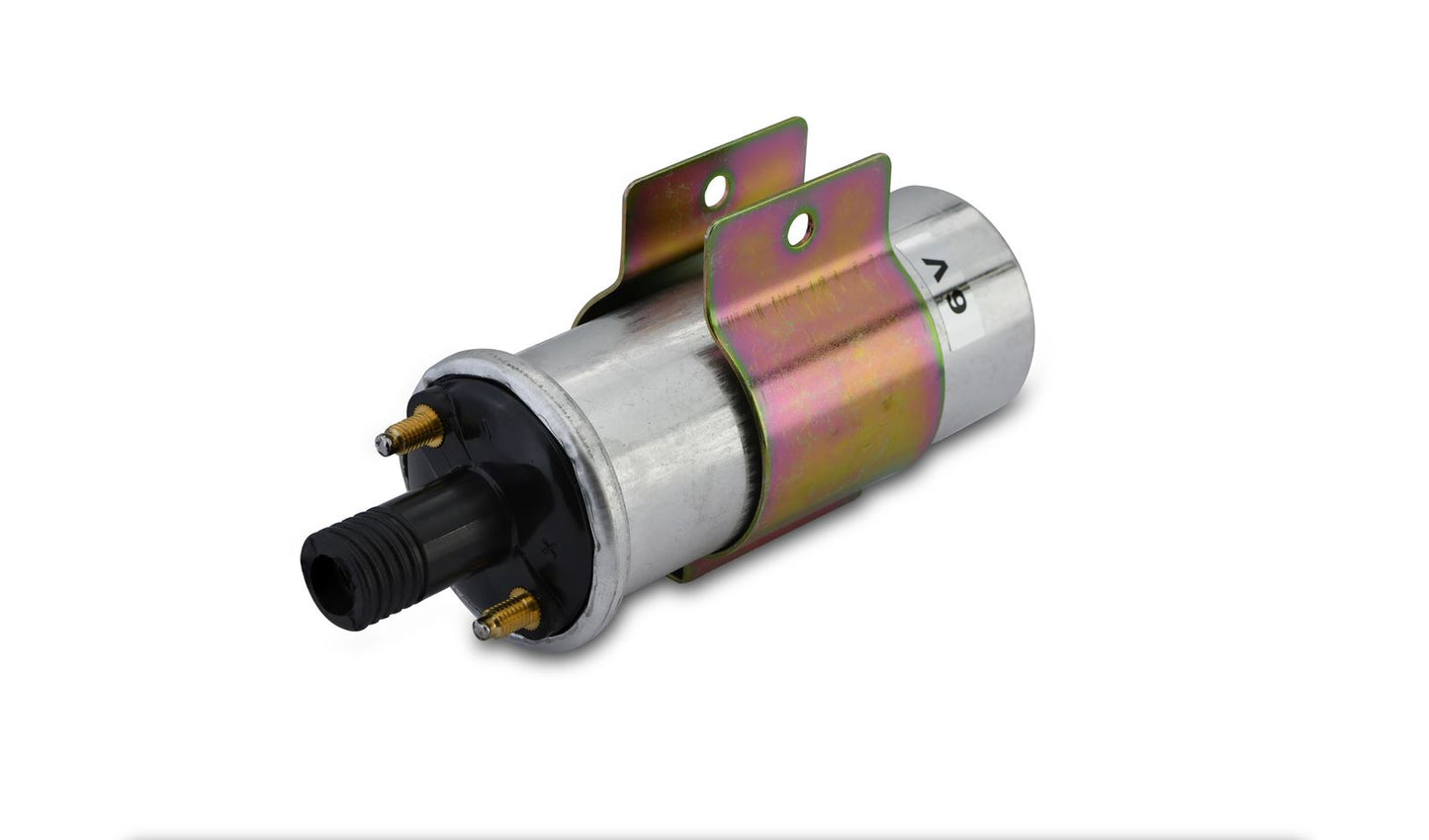 Ignition Coil 6v DC 2 Poles British,MZ,Early Japanese 130mm x 40mm (48mm Centres)