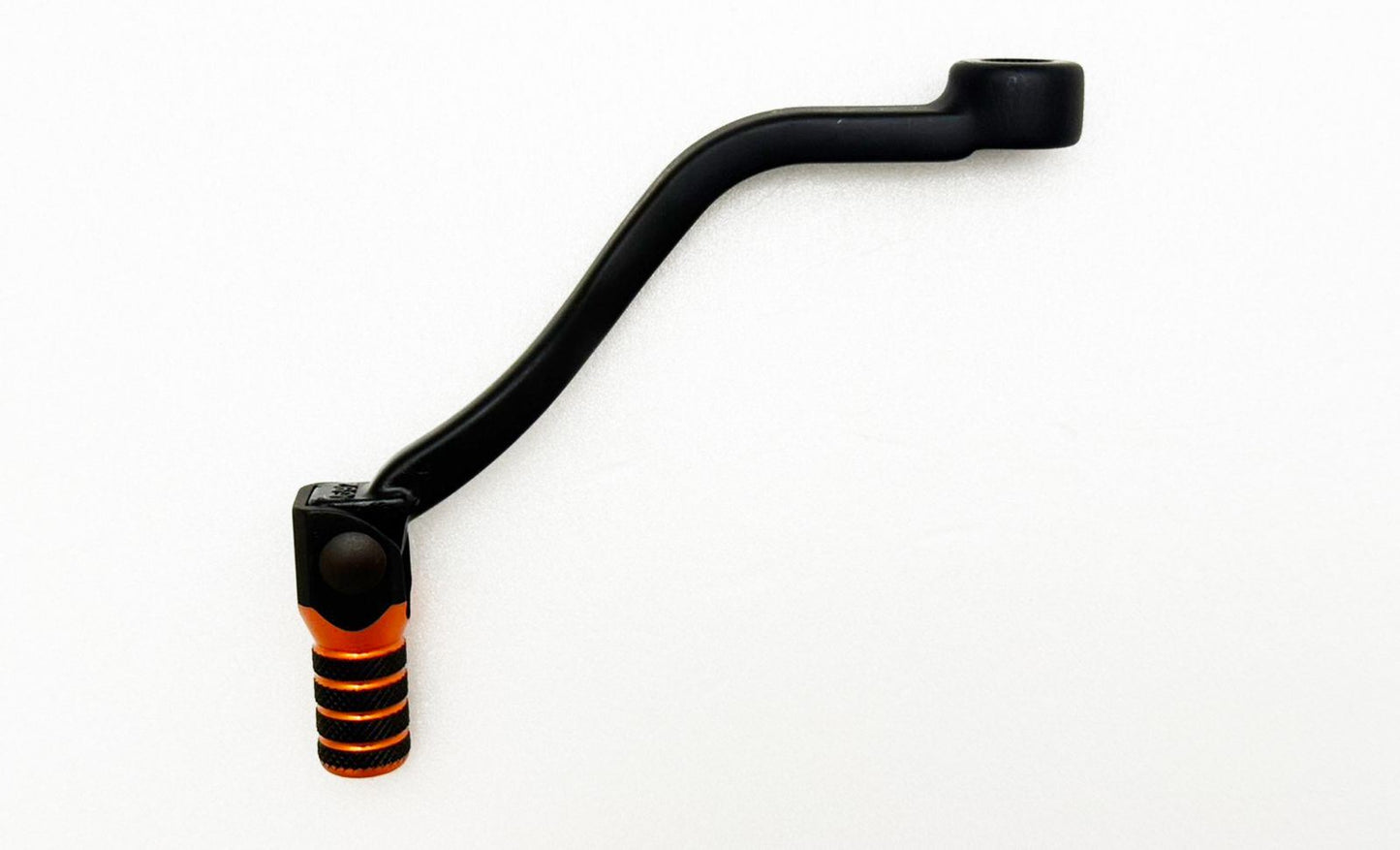 Gear Lever Alloy Black with Orange Tip KTM 125 SX 23-25, 250 SX 23-25, 300 SX 23-24, 250 EXC 24, Husqvarna TC125 23-25, TC250 23-25, TE250 24, Gas Gas MC125 24-25, MC250 25, EX250 24-25