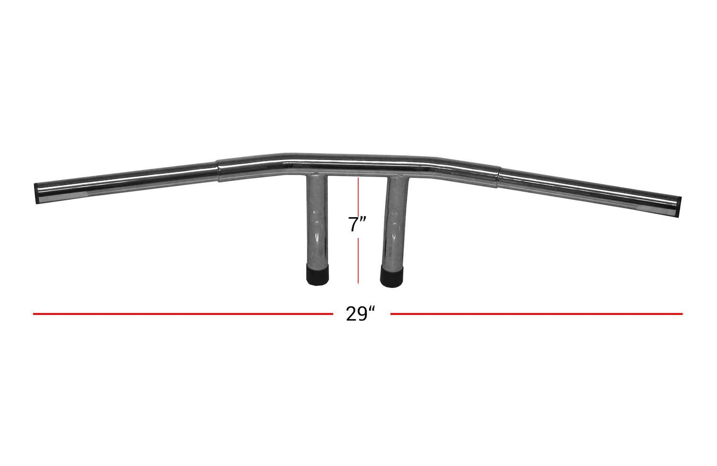Handlebar 1'' Chrome Honda VT1100, VT750, Yamaha XVS650, XVS1100, VX1600