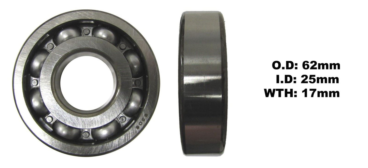 Bearing NTN 6305 C4 (I.D 25mm x O.D 62mm x W 17mm)
