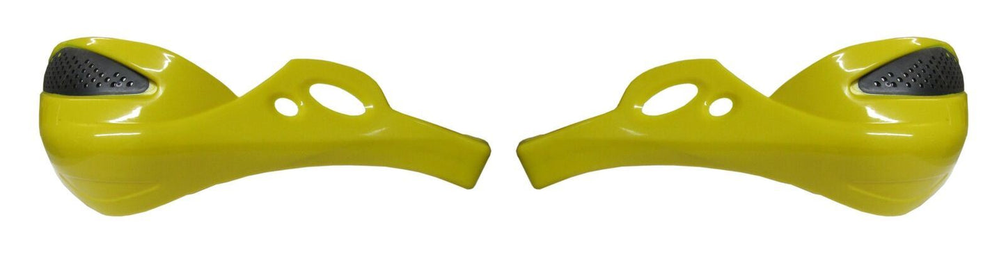 Hand Guards Wrap Round Vented Yellow (Pair)