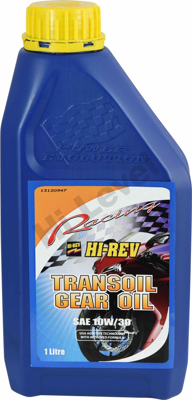 Hi-Rev Transoil 10w/30 for 2 Stroke gearbox with wet clutch (1 Lt)
