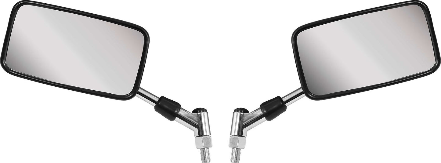 Mirrors 10mm Chrome Rectangle L & R Suz GSF1200 01-05, AN25