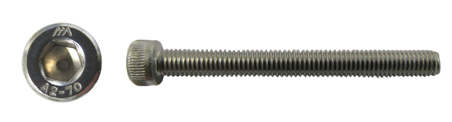 Screws Allen Stainless Steel M5 x 70mm x 0.80mm Pitch