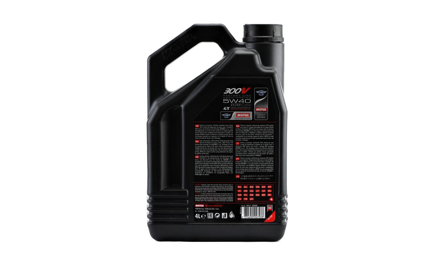 *Motul 300V Factory Line 5w40 4T 100% Synthetic