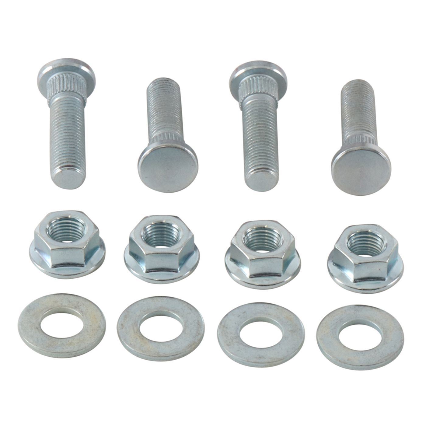 Wheel Stud and Nut Kit Front Polaris LSV Electric 4x4 11-12, Ranger 2x4 500 2009, Ranger 325 ETX 15-16, Ranger 325 ETX EU 2015, Ranger 4x4 400 10-14, Ranger 4x4 500 Crew 2011, Ranger 4x4 500 EFI 2011, Ranger 500 2WD 17-21, Ranger 500 4x4 18-22, R