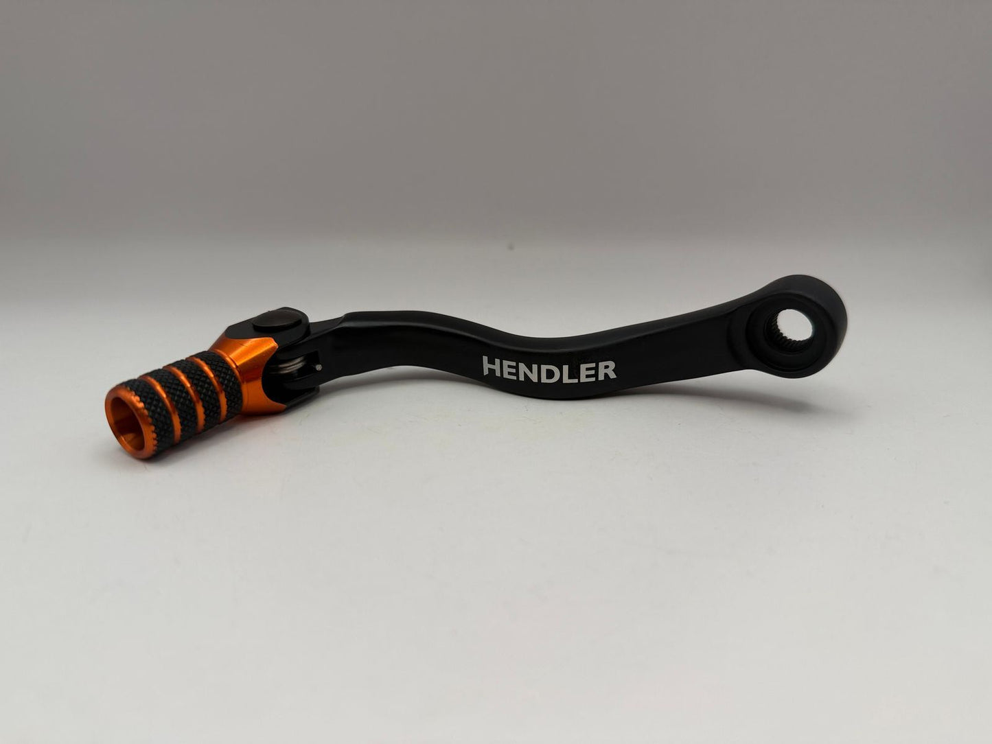 Gear Lever Alloy Black with Orange Tip KTM 250 SX 05-16, 250 SX-F 05-10, 250 EXC 94-16, 250 EXC-F 06-10, 300 EXC 94-16, Husqvarna TC250 14-16, TE250 14-16, TE300 14-16