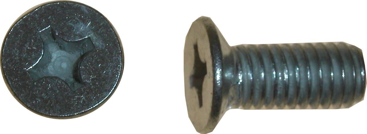 Screws Countersunk 6mm x 16mm(Pitch 1.00mm) (Per 100)