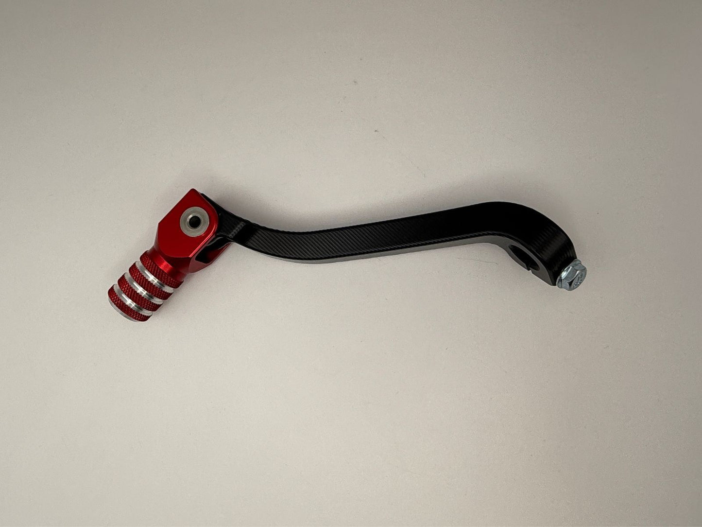 Gear Lever Billet Aluminum Red Tip fits Honda CRF250R 10-17, CRF450R 09-16, CR125 87-07, Yamaha YZ250F 14-18, YZ450F 14-18, YZ250FX 15-18, WR250F 15-18