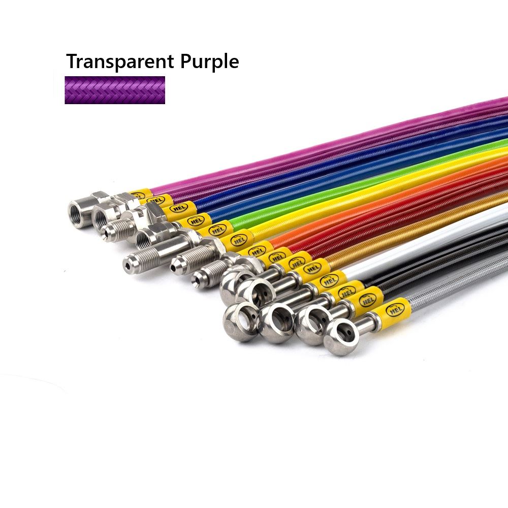 PURPLE Hel Clutch Braided Hose Line For Suzuki GSX1300R L3-L8 Hayabusa 2013-2018