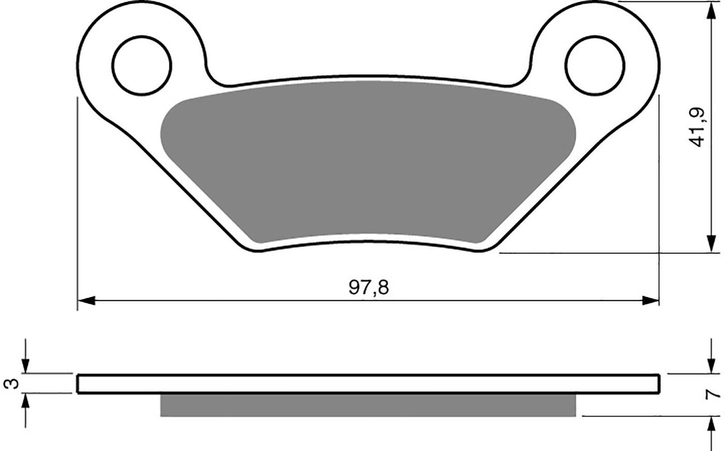 Goldfren Brake Pads AD356, FA609R