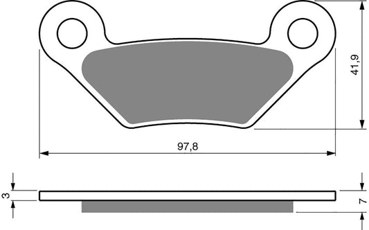 Goldfren Brake Pads AD356, FA609R