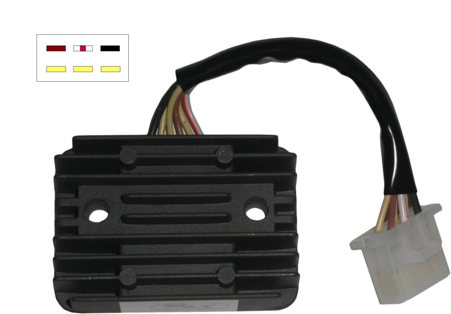 TourMax Regulator/Rectifier Kawasaki GPX250, GPZ500S 6 Wires SH530-12 OE Ref: 21066-1030