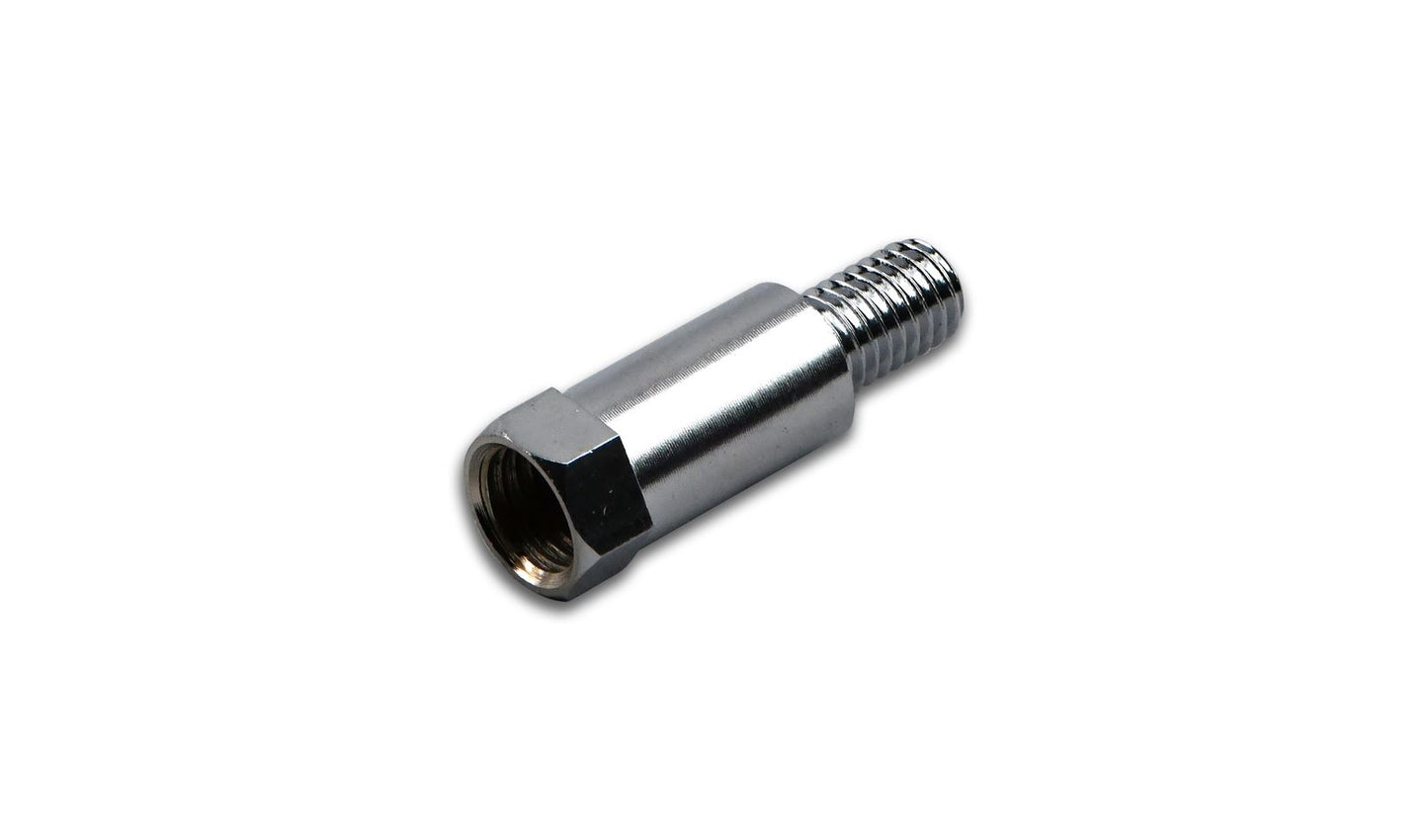 Mirror Adaptor Chrome 10mm Internal Thread to 8mm External Thread