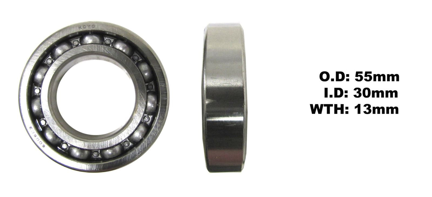 Koyo Bearing 6006-C3 (ID:30mm x OD:55mm x W:13mm)