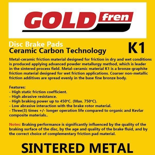 Goldfren Brake Pads K1-325