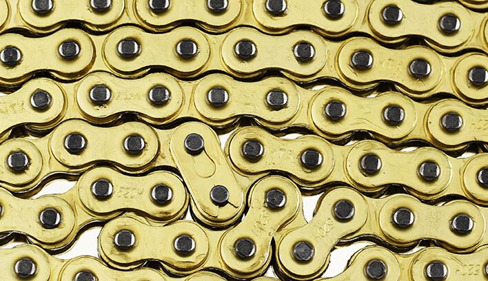 Chain Heavy Duty Gold 520-118 Links (34.0KN)