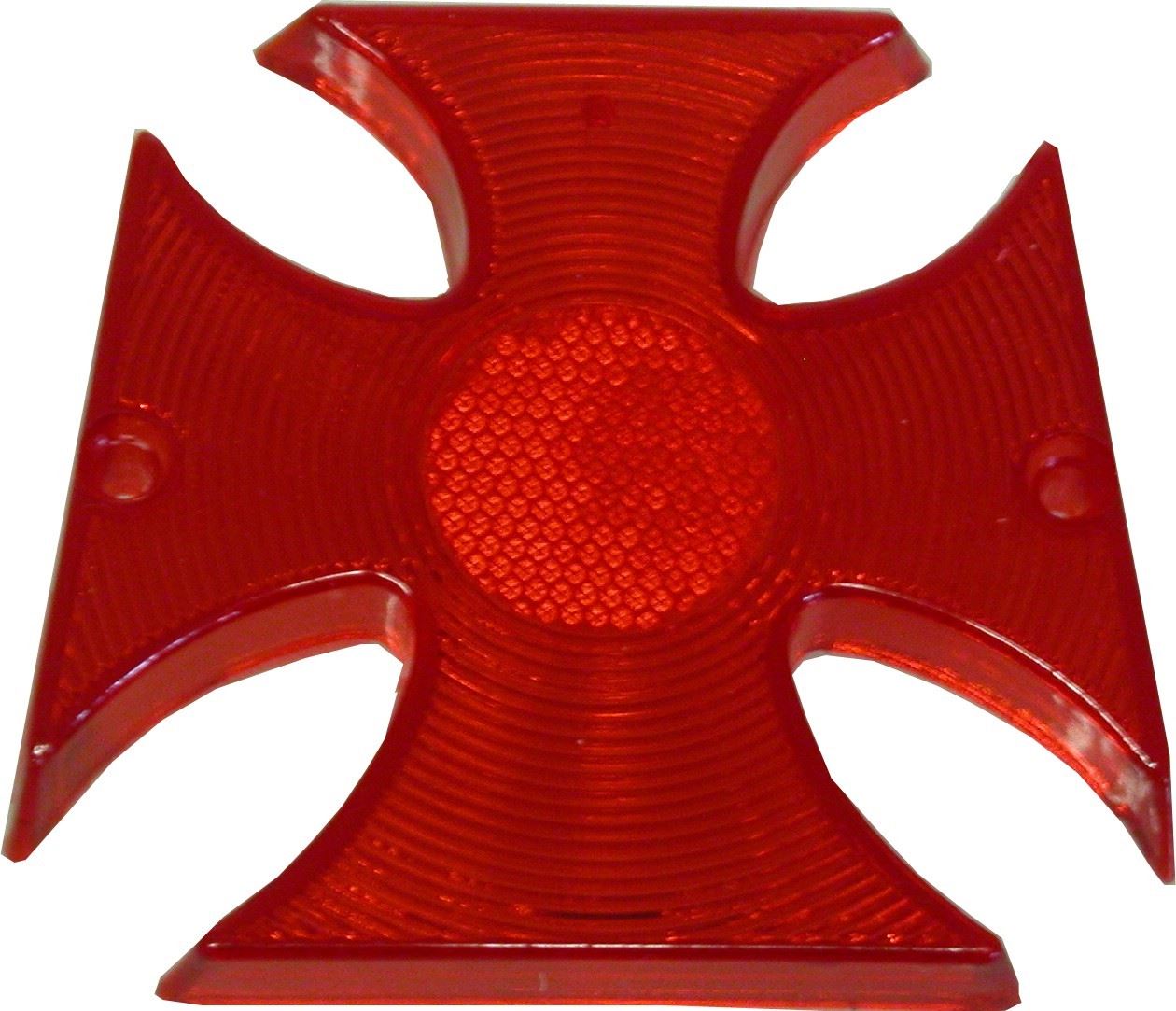 Taillight Lens Maltese Cross