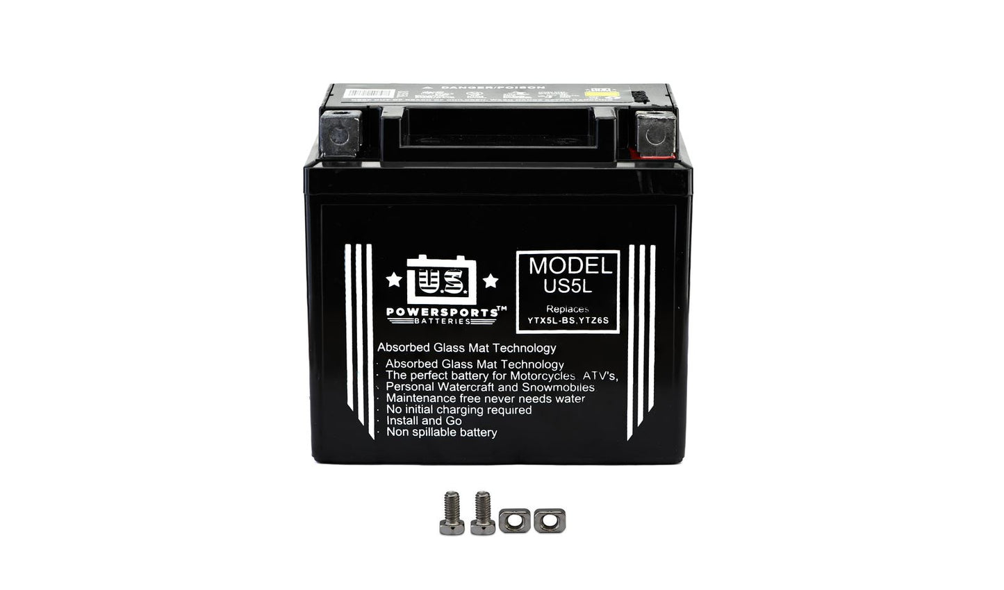 MTX Power Battery XTZ6S Sealed 12v 5.0AH CCA:85A L:113mm H:105mm W:70mm CT5L-BS, CTX5L-BS, CTZ6S, CTZ6S, CTZ6V, CTZ6V-BS, US5L