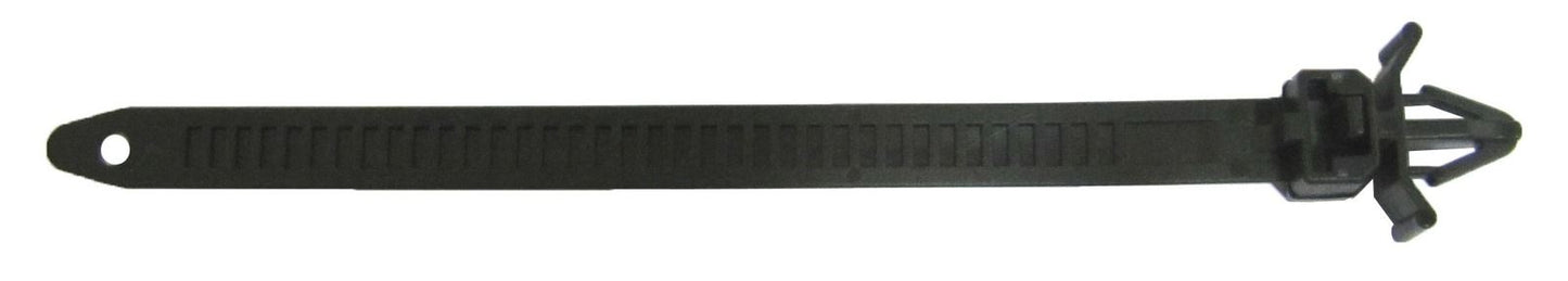 Cable Ties 4'', 100mm Black Releasable with frame clip (Per 10)