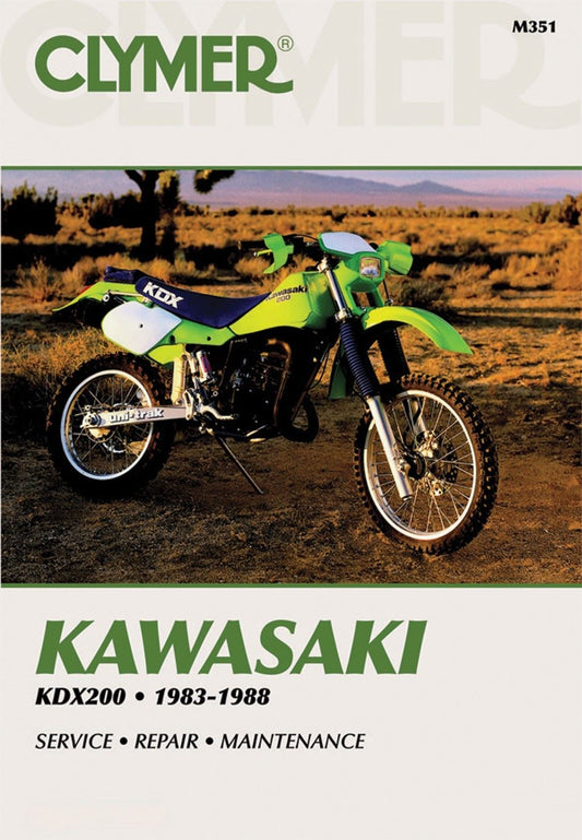 Clymer Manual For Kawasaki KDX200 83-88