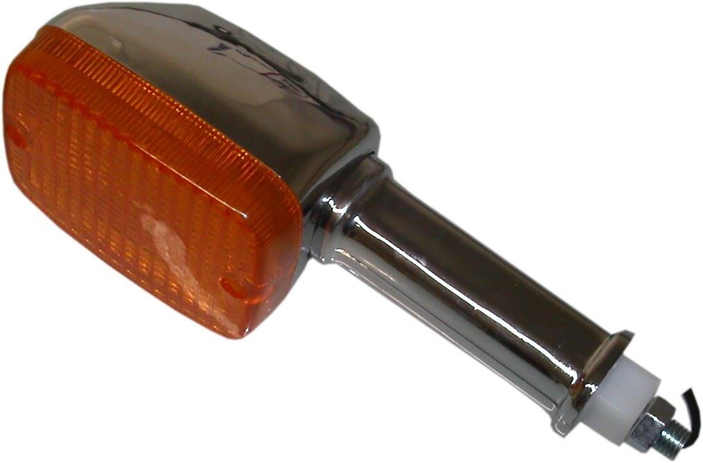 Indicator Suzuki GS850,1100G Chrome Long (Amber) (Stem Length 82mm & 10mm Thread)
