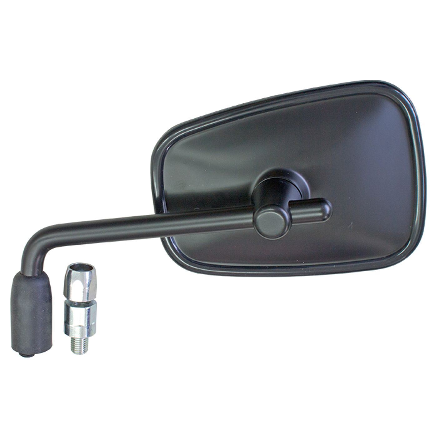 Mirror Left 10mm Black Kawasaki EN650 Vulcan S 16-20, EN650 Vulcan S ABS 16-17, Vulcan S Café (EN650E) 18-19, Vulcan S Café ABS (EN650E) 2020 (E-Marked) OE Ref: 56001-0310
