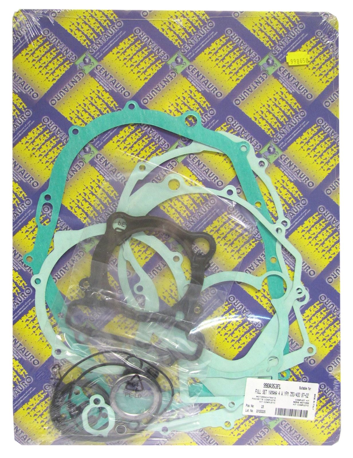 Centauro Full Gasket Set Yamaha YFM350, YFM400 1987-2002