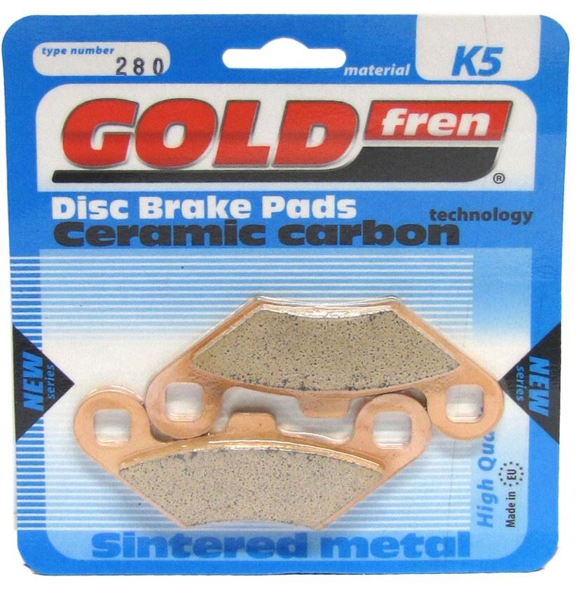 Goldfren Brake Pads K5-280 as fitted to Polaris similar pad to 320149